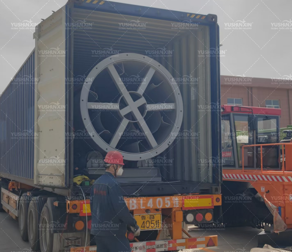 Barisan Pengeluaran Baja Organik Berjaya Dimuat untuk Penghantaran ke Chile