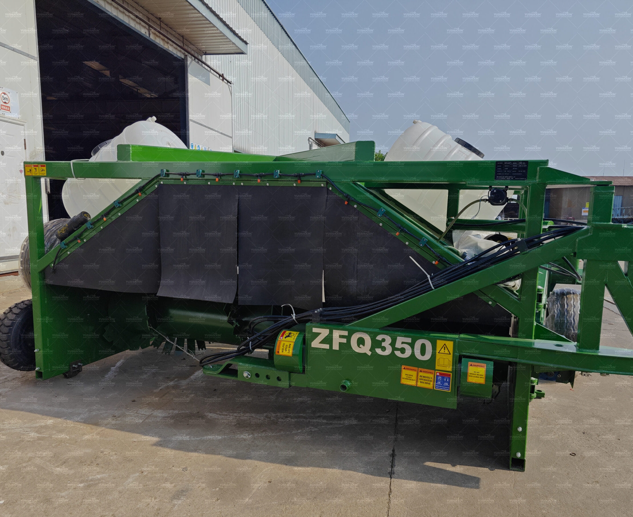 Tractor Compost Turner Shipped to Hungary for Organic Fertilizer Production