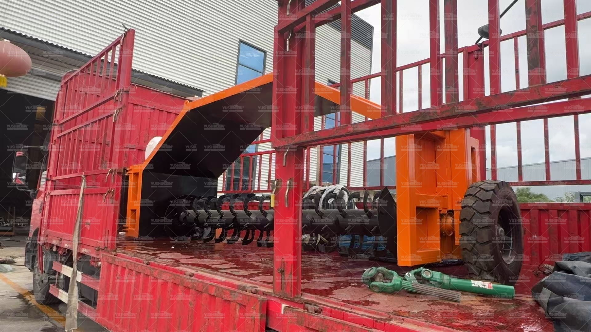 Trailed compost turner dispatched to Uzbekistan
